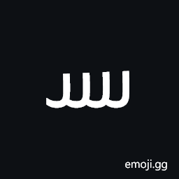 Old Sogdian Number Four Symbol
