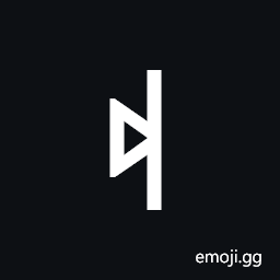 Old South Arabian Letter Daleth Symbol