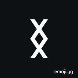 Old South Arabian Letter Samekh Symbol