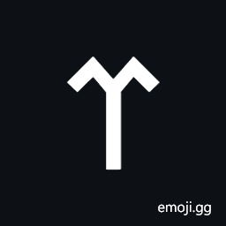 Old Turkic Letter Orkhon Aer Symbol