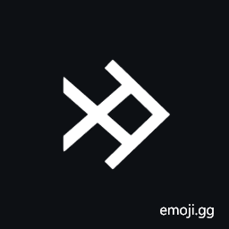 Old Turkic Letter Orkhon Em Symbol