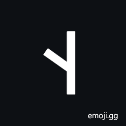 Old Turkic Letter Orkhon Eng Symbol