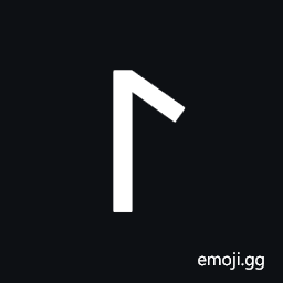 Old Turkic Letter Orkhon I Symbol