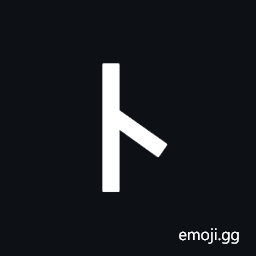 Old Turkic Letter Yenisei I Symbol