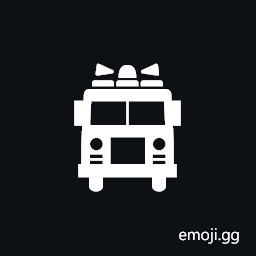 Oncoming Fire Engine Symbol
