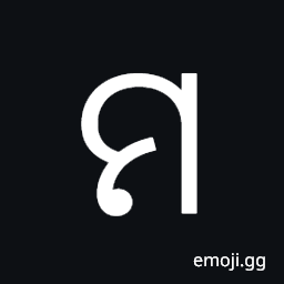 Oriya Letter Ma Symbol