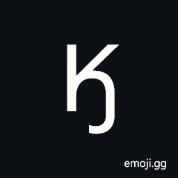 Osage Capital Letter Ka Symbol