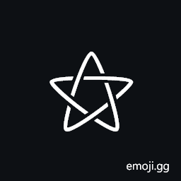Outlined White Star Symbol