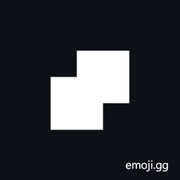 Overlapping Black Squares Symbol