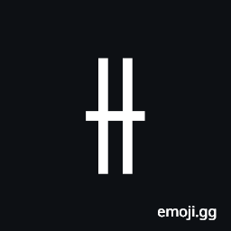 Parallel with Horizontal Stroke Symbol