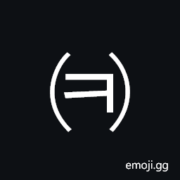 Parenthesized Hangul Khieukh Symbol