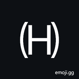 Parenthesized Latin Capital Letter H Symbol