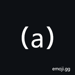 Parenthesized Latin Small Letter A Symbol