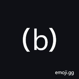 Parenthesized Latin Small Letter B Symbol