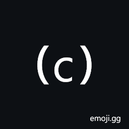 Parenthesized Latin Small Letter C Symbol