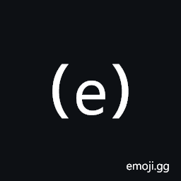 Parenthesized Latin Small Letter E Symbol