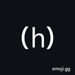 Parenthesized Latin Small Letter H Symbol