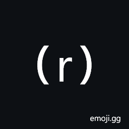 Parenthesized Latin Small Letter R Symbol