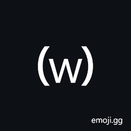 Parenthesized Latin Small Letter W Symbol