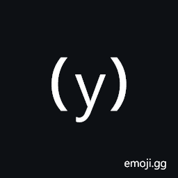 Parenthesized Latin Small Letter Y Symbol