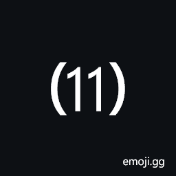 Parenthesized Number Eleven Symbol