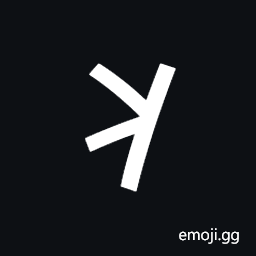 Phoenician Letter Kaf Symbol