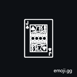 Playing Card Jack of Clubs Symbol