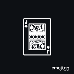 Playing Card Jack of Spades Symbol