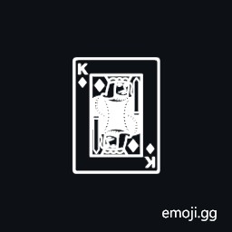 Playing Card King of Diamonds Symbol