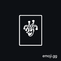 Playing Card Red Joker Symbol