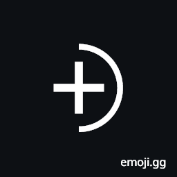 Plus Sign In Right Half Circle Symbol