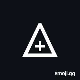 Plus Sign In Triangle Symbol