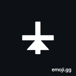 Plus Sign with Black Triangle Symbol