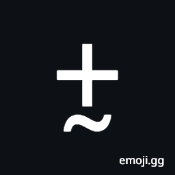 Plus Sign with Tilde Below Symbol