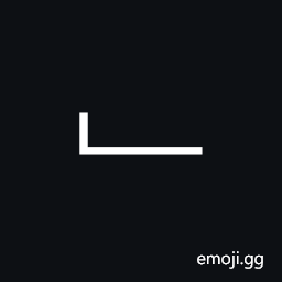Presentation Form for Vertical Right Corner Bracket Symbol
