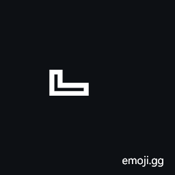 Presentation Form for Vertical Right White Corner Bracket Symbol