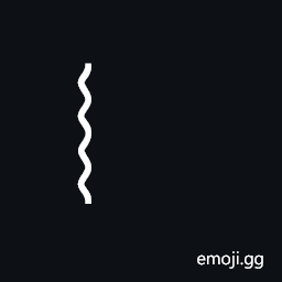 Presentation Form for Vertical Wavy Low Line Symbol