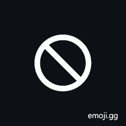 Prohibited Sign Symbol