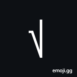 Radical Symbol Bottom Symbol