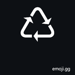 Recycling Symbol for Generic Materials Symbol