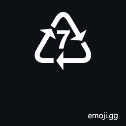 Recycling Symbol for Type-7 Plastics Symbol