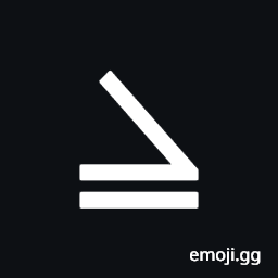 Reversed Angle with Underbar Symbol