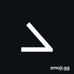 Reversed Angle Symbol
