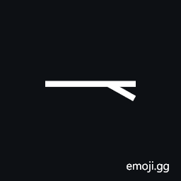 Reversed Forked Paragraphos Symbol