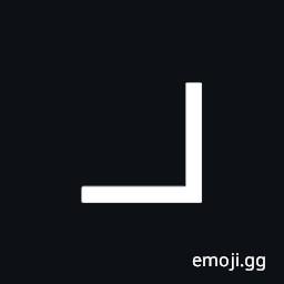 Reversed Right Angle Symbol