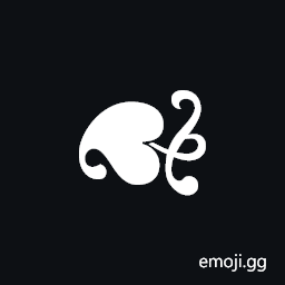 Reversed Rotated Floral Heart Bullet Symbol