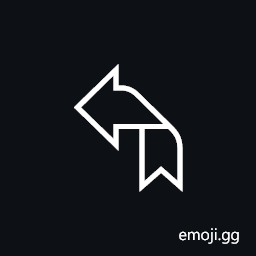Ribbon Arrow Up Left Symbol
