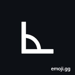 Right Angle with Arc Symbol