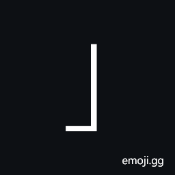 Right Corner Bracket Symbol