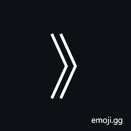 Right Double Angle Bracket Symbol